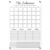 Customisable Family Wall Planner | Monthly Reusable