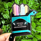 Hexing With Highlighters | Vinyl, Laminated Sticker
