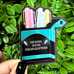 Hexing With Highlighters | Vinyl, Laminated Sticker