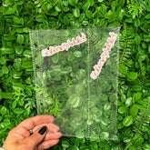 Clear Planner Pockets | A5 1:2 Column Pocket