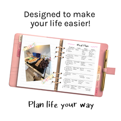 A5 Planner Inserts 120gsm | Nifty Meal Plan