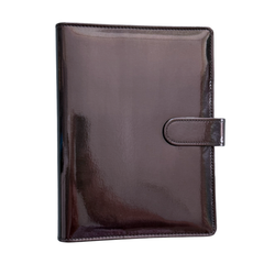 Loose Leaf 6-ring Binder A5 Planner Cover | Black Moonstone