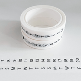 Vertical Habit Builder | Thin Washi Tape Pack