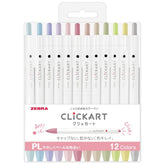 JOURNAL JUNKIES Zebra Sarasa Click Art Pens | Pastel Pack