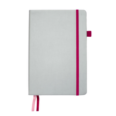 Journal Junkies 160gsm Dotted Notebook A5 NZ Silver
