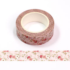 Journal Junkies NZ Medium Washi Tape Buy Pink Flower JJ-W-109