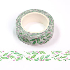 Journal Junkies NZ Medium Washi Tape Buy Watercolour Leaf JJ-W-117