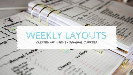 Weekly layouts for Bullet Journalists