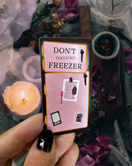 Don't touch my freezer | Vinyl, Laminated Sticker
