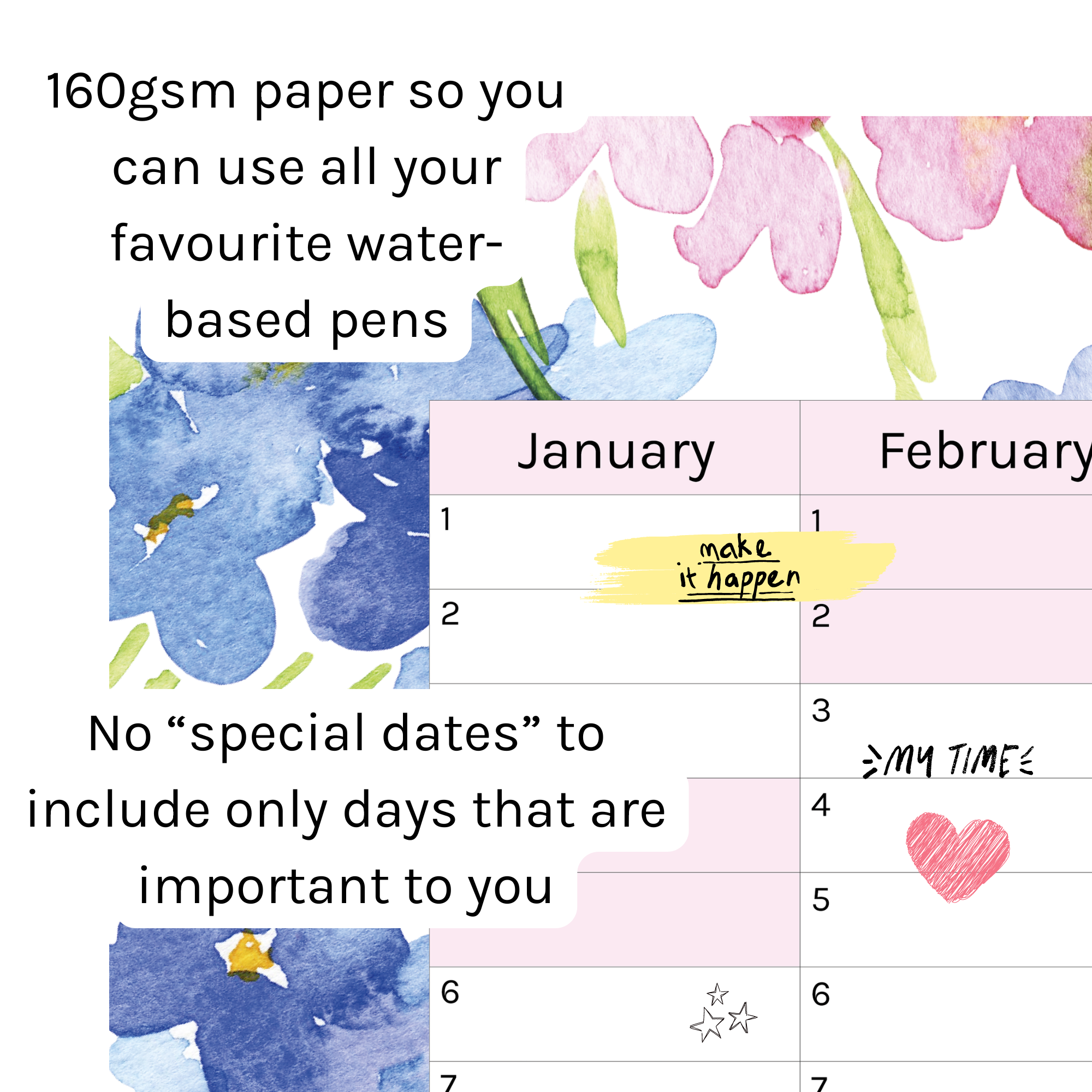 2025 Paper Vertical Wall Planner | Autumn Harvest