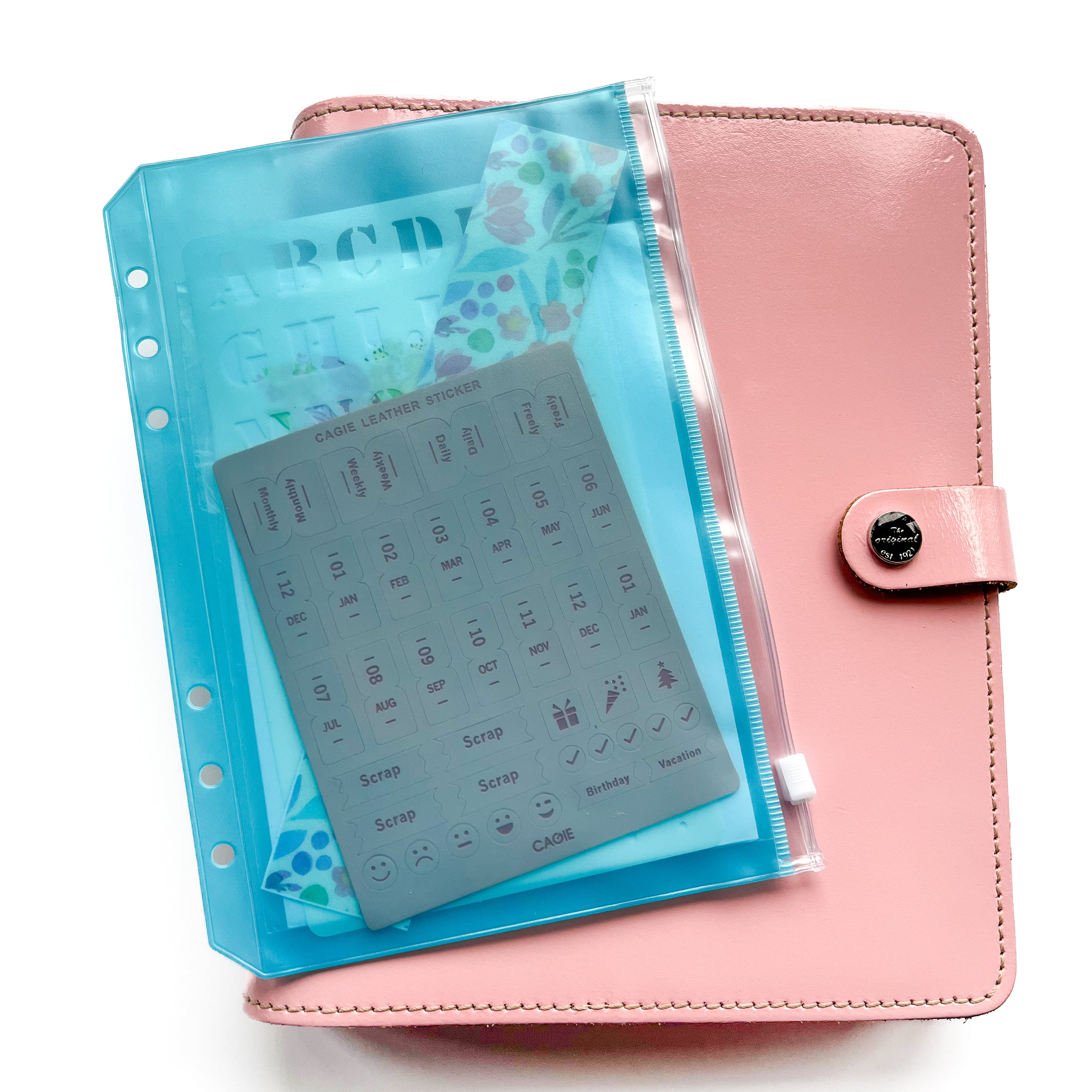 A5 Binder Zipper Envelopes | Perfect for Cash Stuffing and Document Storage!