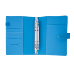 Loose Leaf 6-ring Binder A5 Planner Cover | Azure Blue
