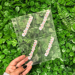 Clear Planner Pockets | A5 Quad Pockets