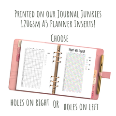 Loose Leaf A5 Planner Inserts 120gsm | Yearly Grid Tracker