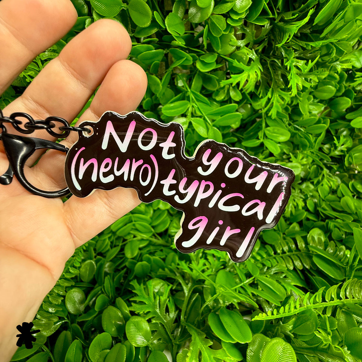 Not Your (Neuro)Typical Girl | Acrylic Keyring