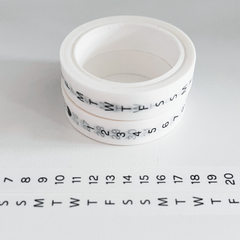 Vertical Habit Builder | Thin Washi Tape Pack