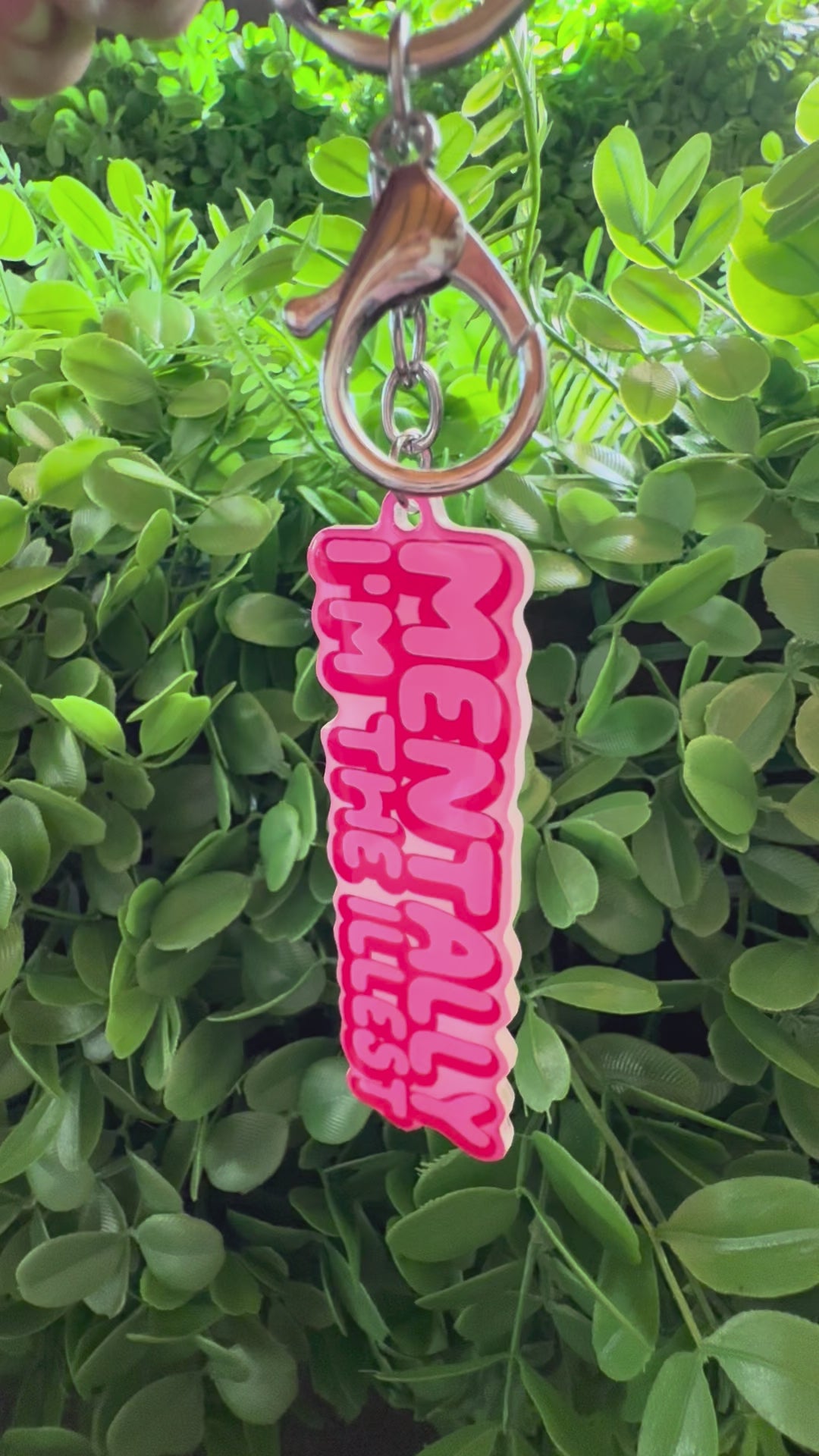 Mentally, I'm The Illest | Acrylic Keyring