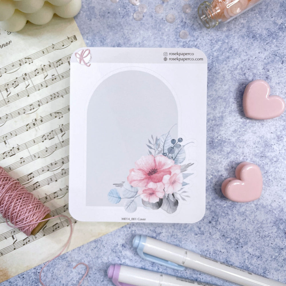Rose K Paper Co Decorative Stickers AVALYN Collection | Floral Arches