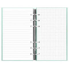 Filofax Clipbook Loose Leaf Notebook | Personal Duck Egg OPEN