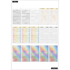 Happy Planner Sticker Pack | ABC Unique Alpha Fonts