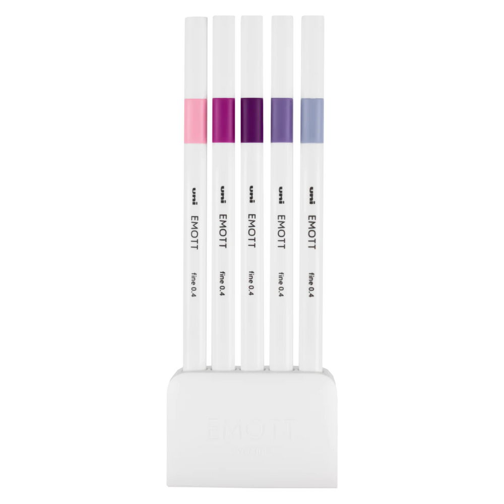 Journal Junkies NZ Uni Emott Everfine Fineliner 0.4mm Small Pack No. 7 Floral
